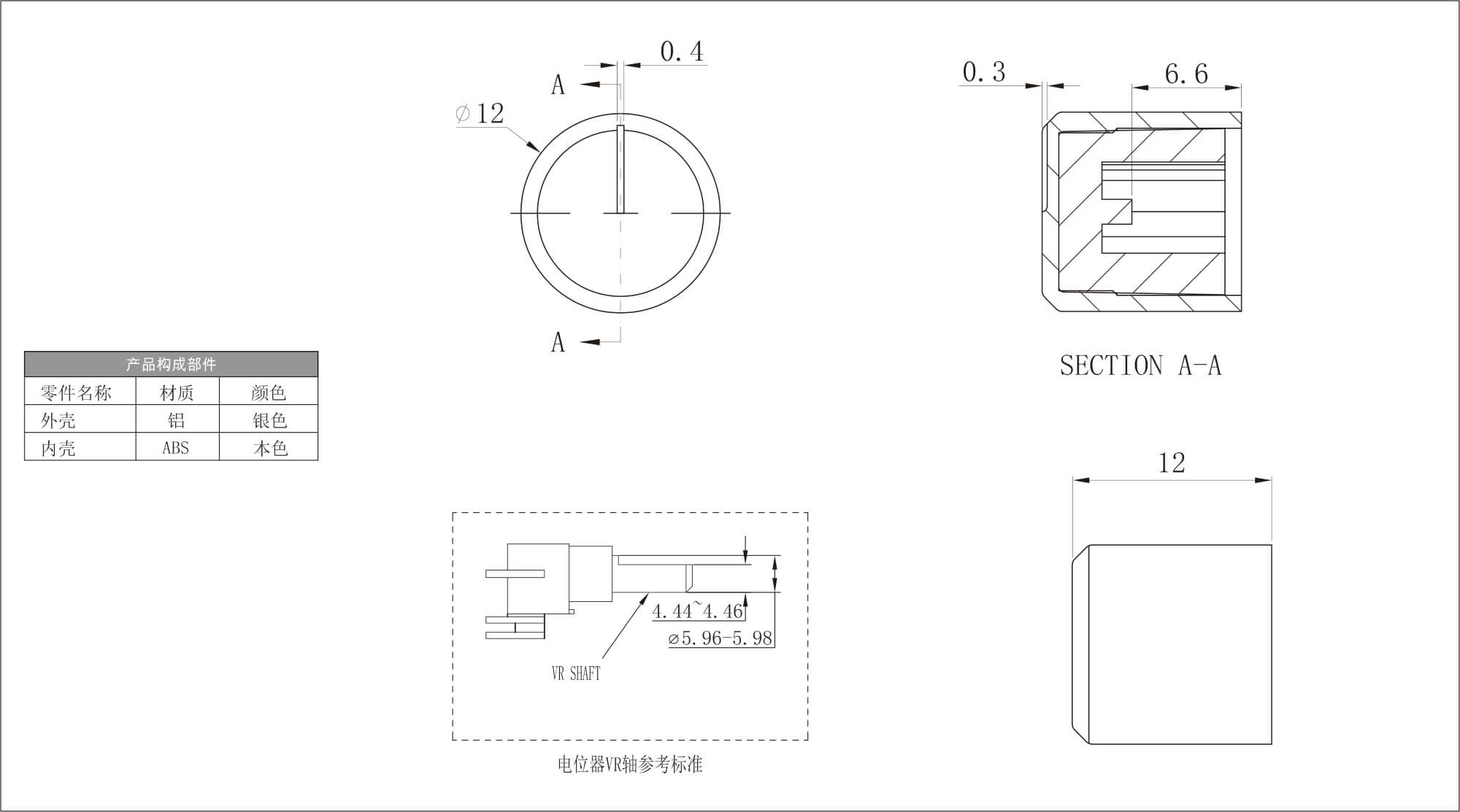 Hardware Knob X120